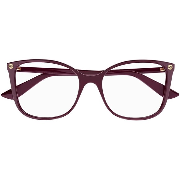 NEW GUCCI EYEGLASSES BURGUNDY WOMEN EYEWEAR GUCCI - Picture 2 of 3